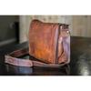 Men's Genuine Vintage Brown Leather Messenger Bag Shoulder Laptop Bag Briefcase