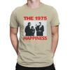 Happiness Man's TShirt The 1975 Band Crewneck Tops 100% Cotton T Shirt Funny Top Quality Gift Idea