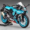 1/12 Yamaha YZF-R1M Alloy Racing Motorcycle Model Diecast Street Sports Motorcycle Model Simulation Sound and Light Детские игрушки Подарок