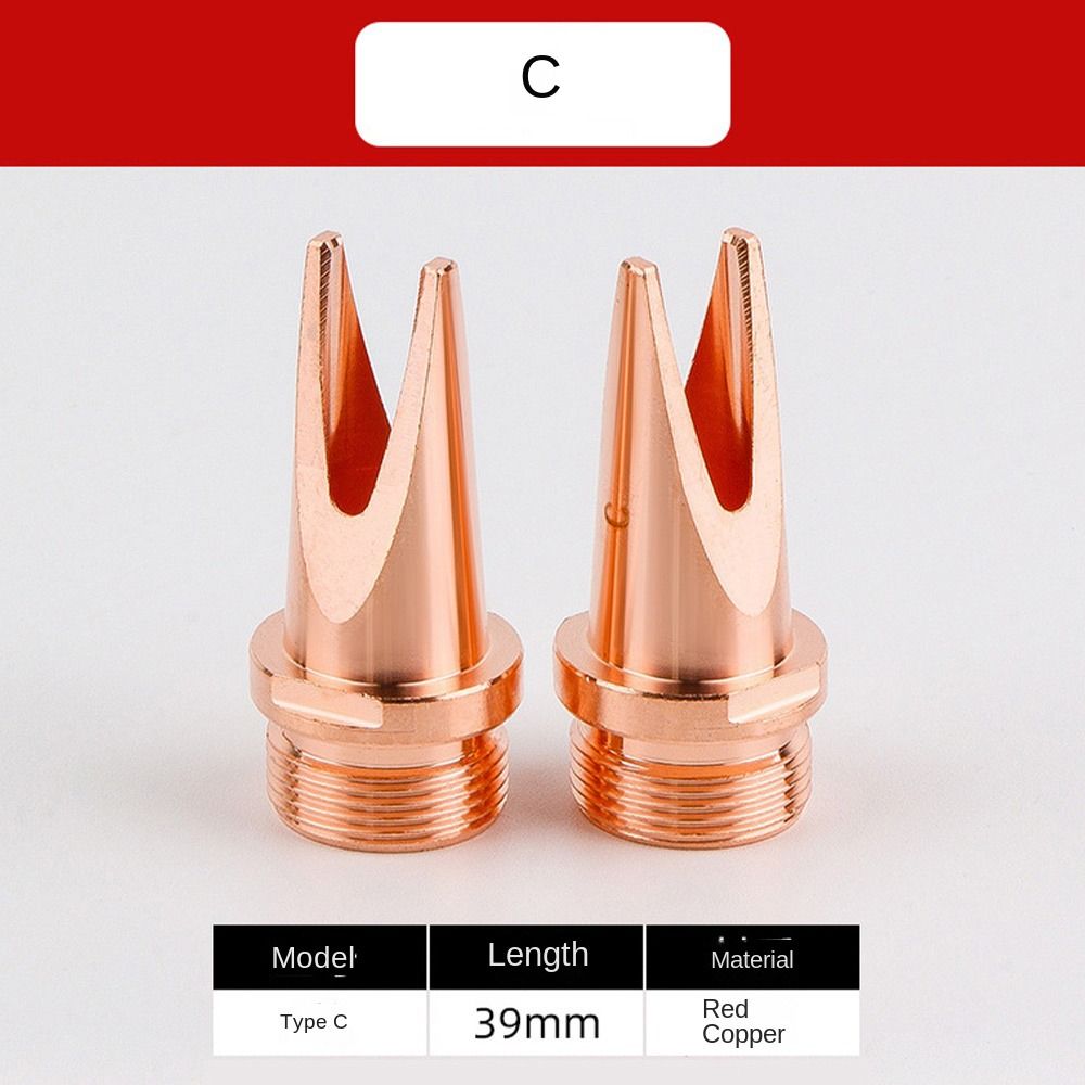 Сварочная горелка M16, красная медь, ручное лазерное сопло для головных частей WEIYE, сварочные аксессуары
