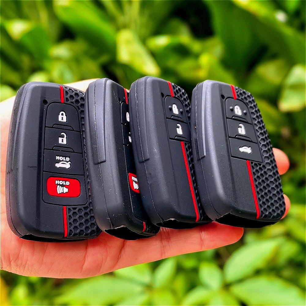 Силиконовый чехол-брелок для ключа автомобиля для Toyota CHR Camry Corolla RAV4 Highlander C-HR Prius Land Cruiser Prado Аксессуары