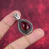 Red Garnet Jewelry, 925 Solid Sterling Silver Pendant, Handmade Gemstone Jewelry Pendant For Memorial Day