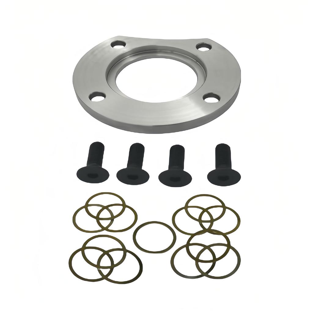 Bearing Retainer Set, Rear Bearing Support Plate & Shim Kit Fits for Mustang T5 World Class HD 5 Sp Transmission, Replaces T5144, E5ZZ7195A,