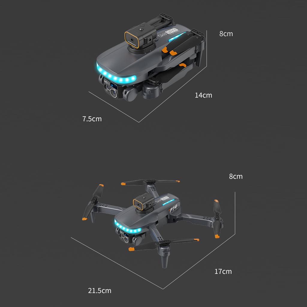 Дрон с дистанционным управлением и камерой 720P, двойная камера, предотвращение препятствий, оптический поток, дрон, Wi-Fi, FPV