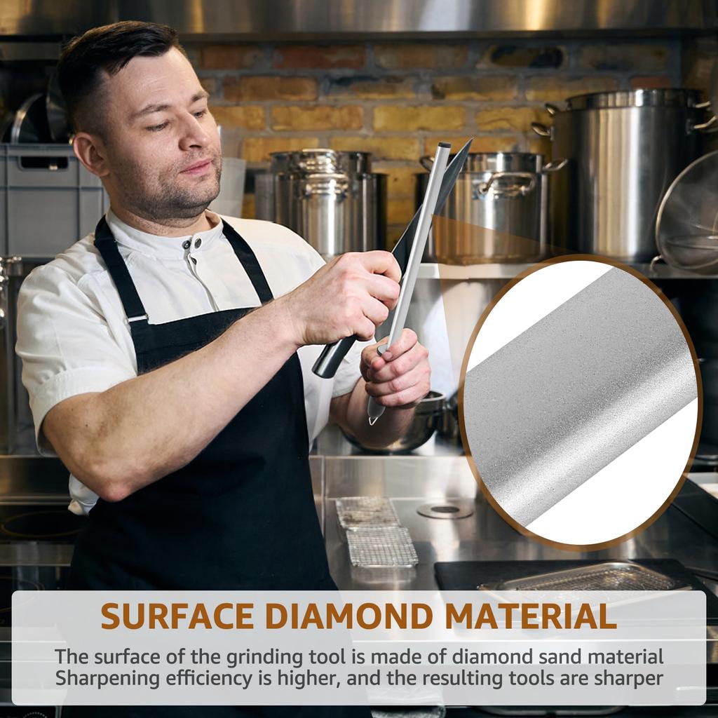 Whetstone Stone Knife Blade Sharpener Rod Stick Multi-functional Blade Sharp Tool Home Kitchen Knife Sharpener Tool