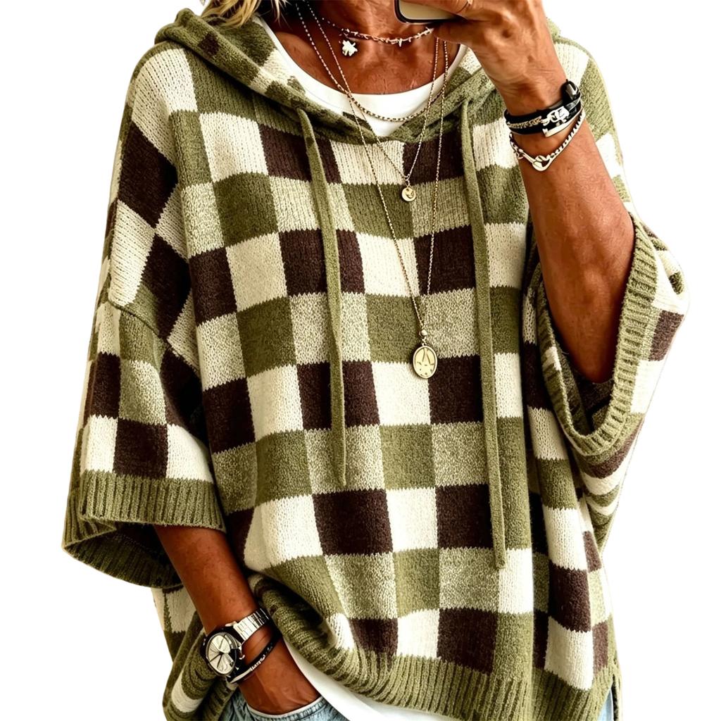 Women's Casual Loose Fit Cable Knit Sweater Dress Long Sleeve Pullover for Fall and Winter