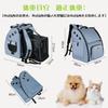 Tresbro Expandable Dog and Cat Backpack with Lockable Double Zipper and Pet Backpack for Small Hospital and Disaster Popular Cat Carry Blue [Latest