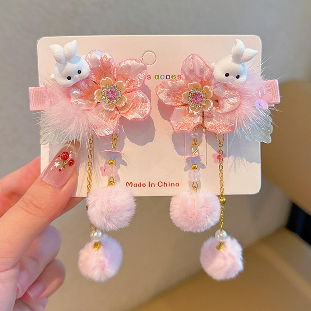 Головной убор ханьфу детская новогодняя заколка для волос костюм тан старинный стиль заколка для волос зима