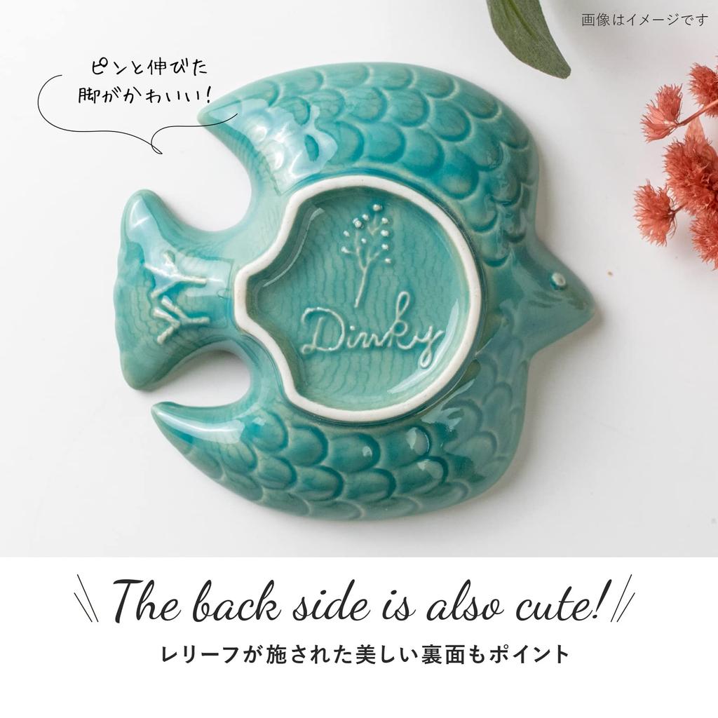 Minoru Touki Mino Ware Dinky 120 Tri-shaped Plate Lavender