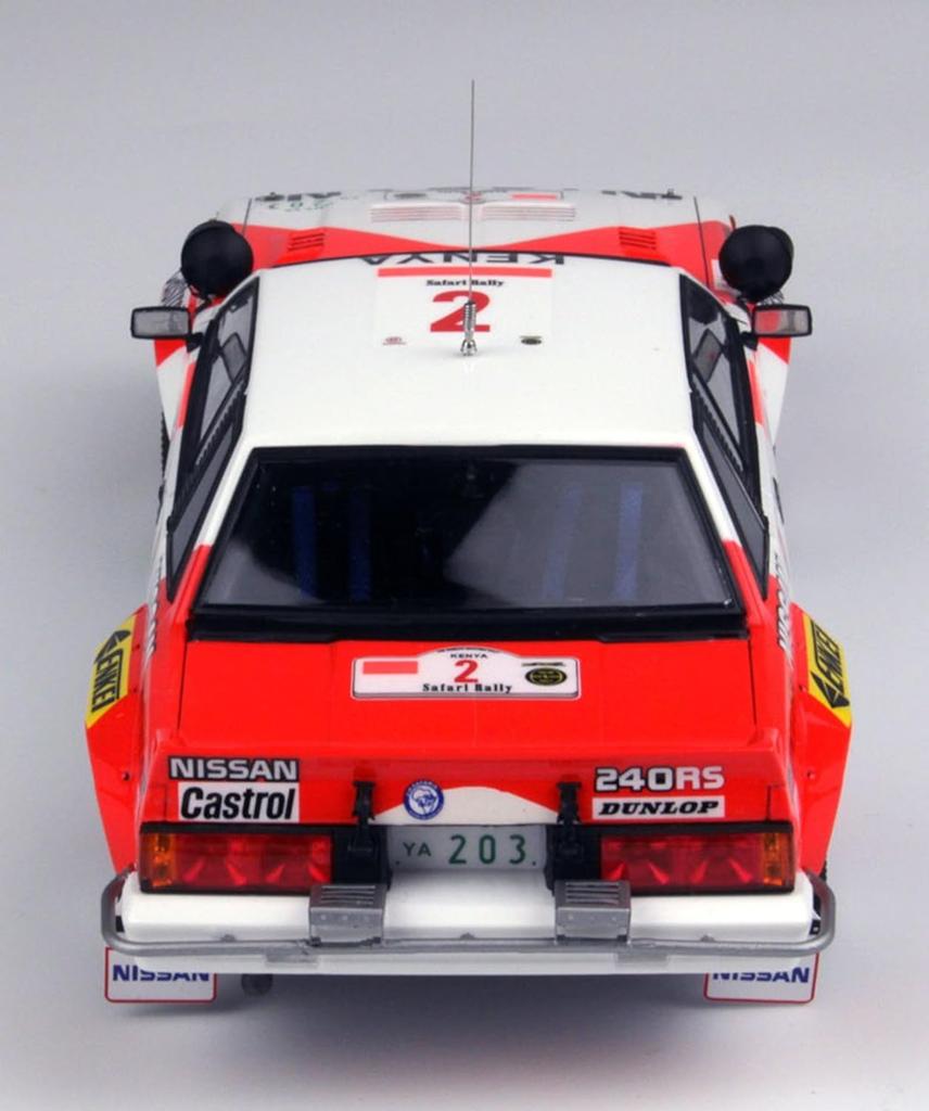 Nissan 240RS BS110 1984 Safari Rally Plastic Model BX24041 Platz/BEEMAX 1/24