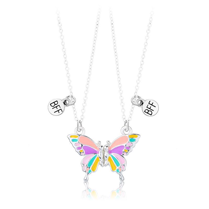 Магнитный набор ожерелий с бабочками - BFF Украшения для лучших друзей