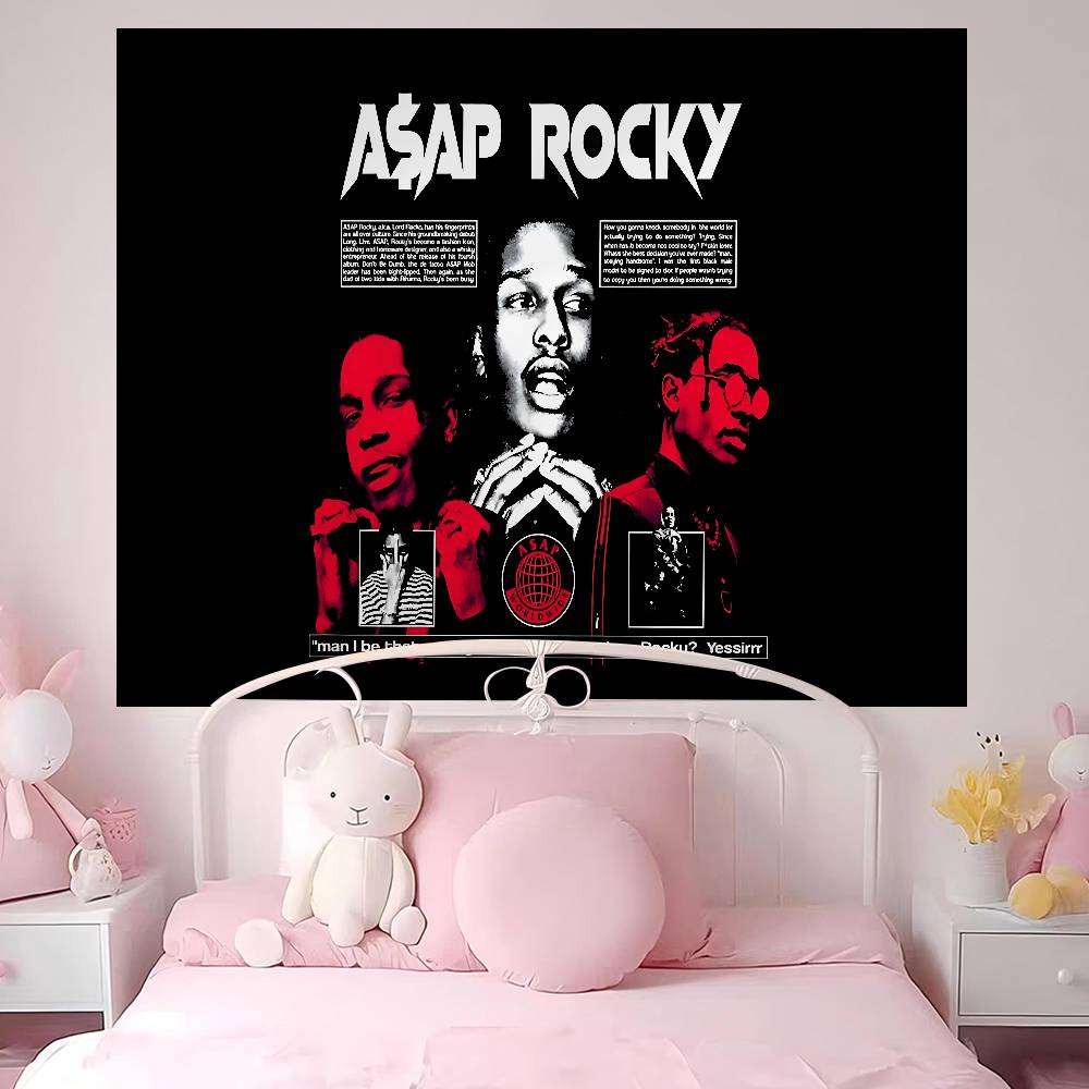 Хип-хоп рэпер AsapRocky Богемный гобелен для подвешивания Богемные настенные гобелены Мандала Дешевый Хиппи Настенный подвес