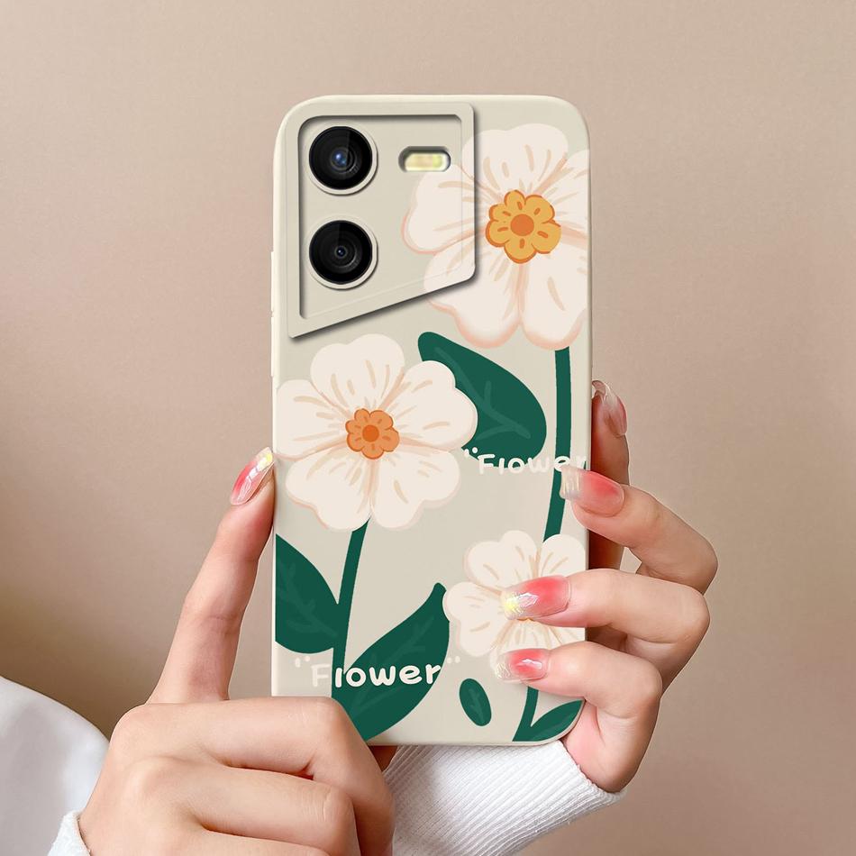 Чехол для Tecno Pova 5 Pro Цветочный Пилот Мягкий Жидкий Силикон Защита Объектива Камеры Защита от Падения Задняя Крышка для Tecno Pova5 Pro Capa