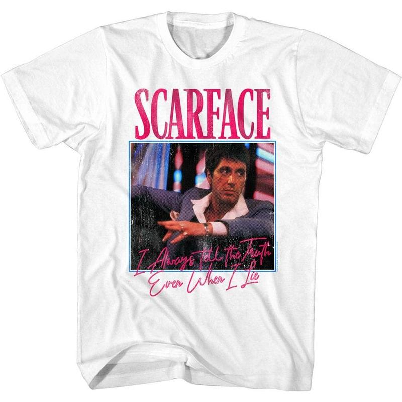 Scarface Tell the Truth When I Lie Unisex T-Shirt Graphic Tee