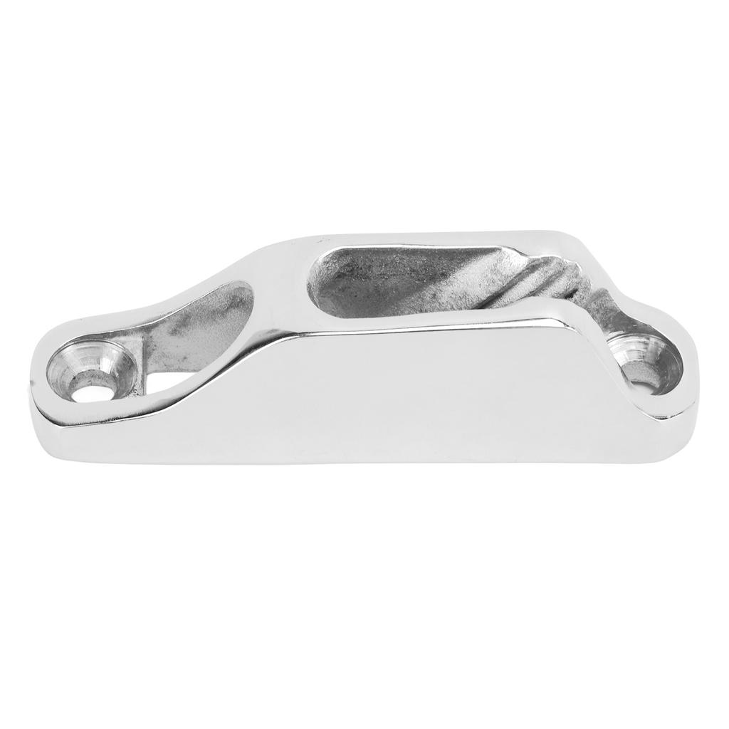 Boat Rope Clam Cleat 18x80mm Hardware Marine Grade 316 Stainless Steel Boat Cleat for Ship Kayak Accessories