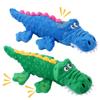 Plush Pet Dog Squeaky Chew Toys Stuffed Crocodile for Dogs Cat Cute Interactive Squeak Toy