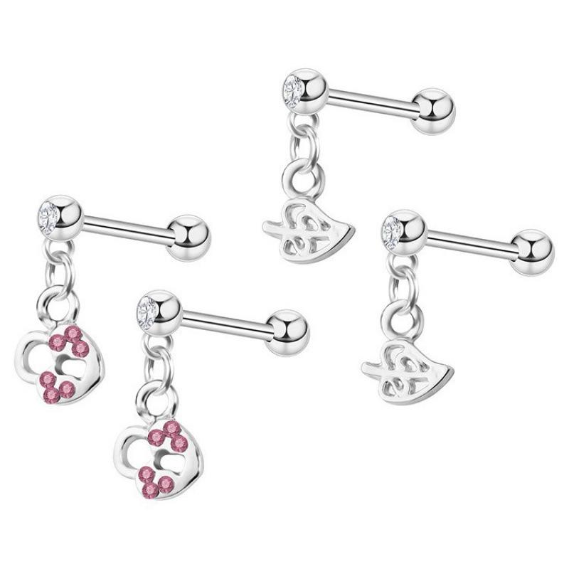 Luxury Metal Leaf and Mushroom Pendant Earrings