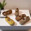 Детские ретро лоферы Birkenstock с флисовой подошвой - Корейские туфли Мэри Джейн Осень/Зима 2025