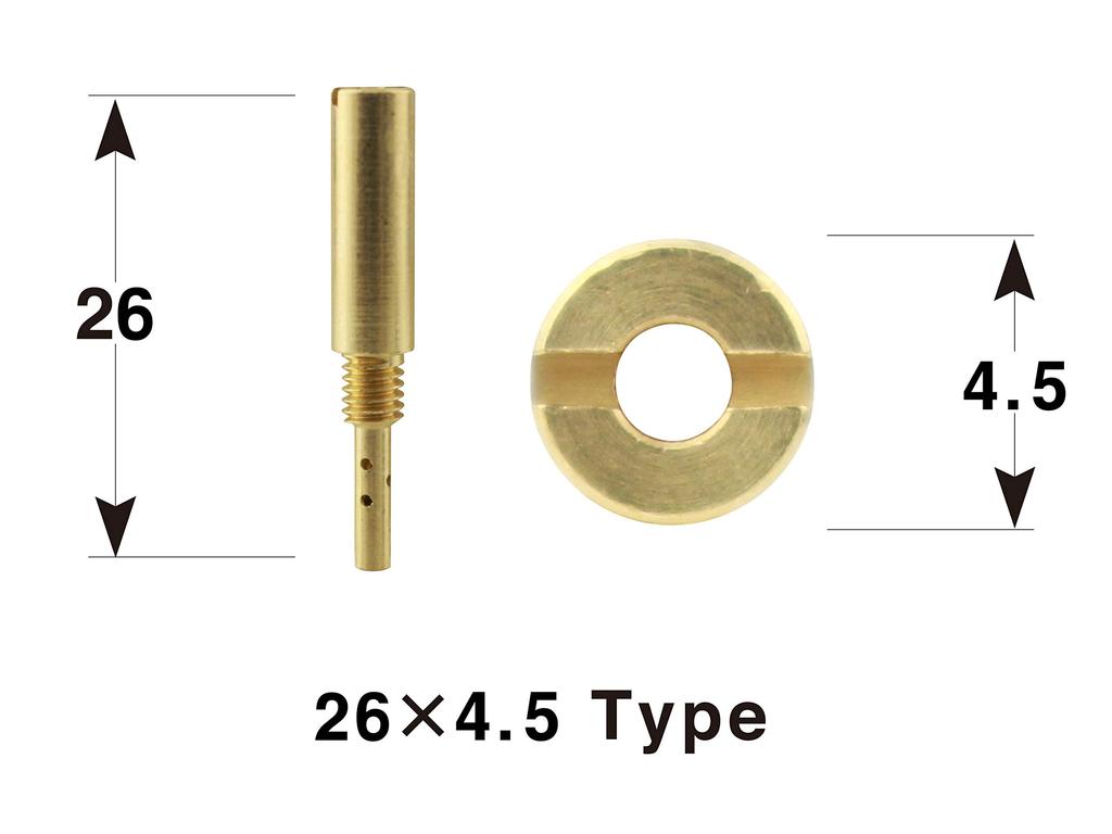 POSH Мотоциклетное оборудование Пилотный жиклер 3 Увеличенный набор пилотных жиклеров KEIHIN PC18 | PC20 (26X4.5) 700013-10