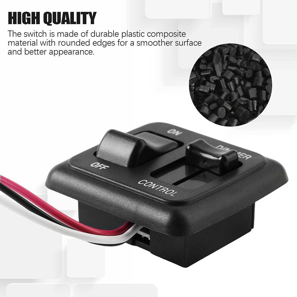 12 Вольт DC диммерный переключатель DC диммерный переключатель для автофургона, грузовика, морского и полосового освещения