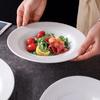 Jieyachie Household White Ceramic Plates