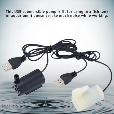 Водяной насос USB микро аквариумный фонтанный насос погружной аквариумный фонтан с низким уровнем шума насосный инструмент