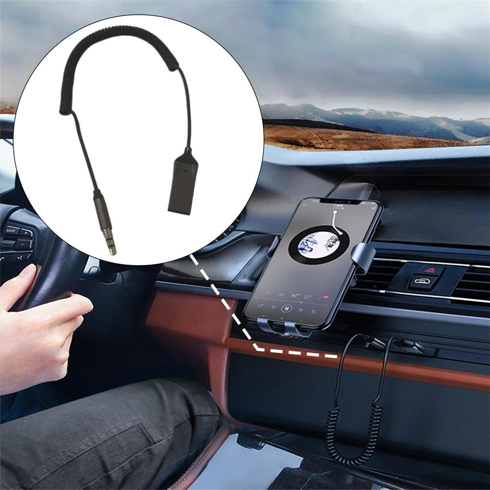 Новый мини AUX автомобильный Bluetooth 5.0 приемник громкой связи стерео выход аудио кабель адаптер