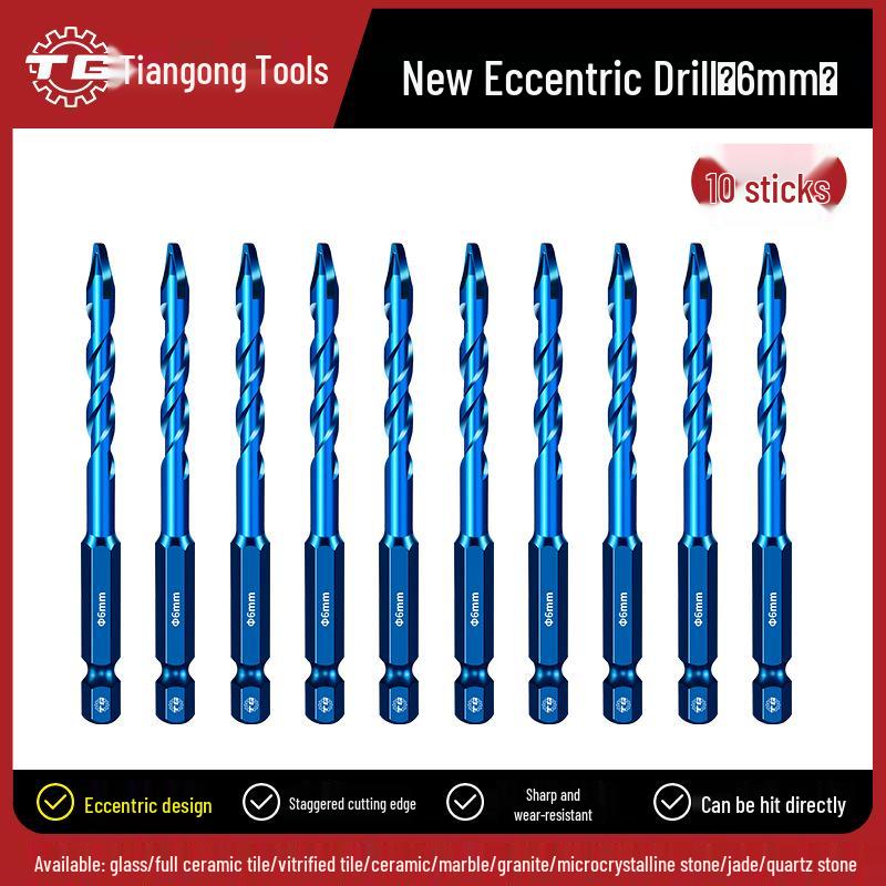 Сверхтвердое сверло Tiangong для плитки и бетона со смещенной наклонной головкой