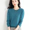 Autumn Winter Round Neck Sweaters Women's Pullover Knitwear Solid Color Long Sleeve Women's Pullovers