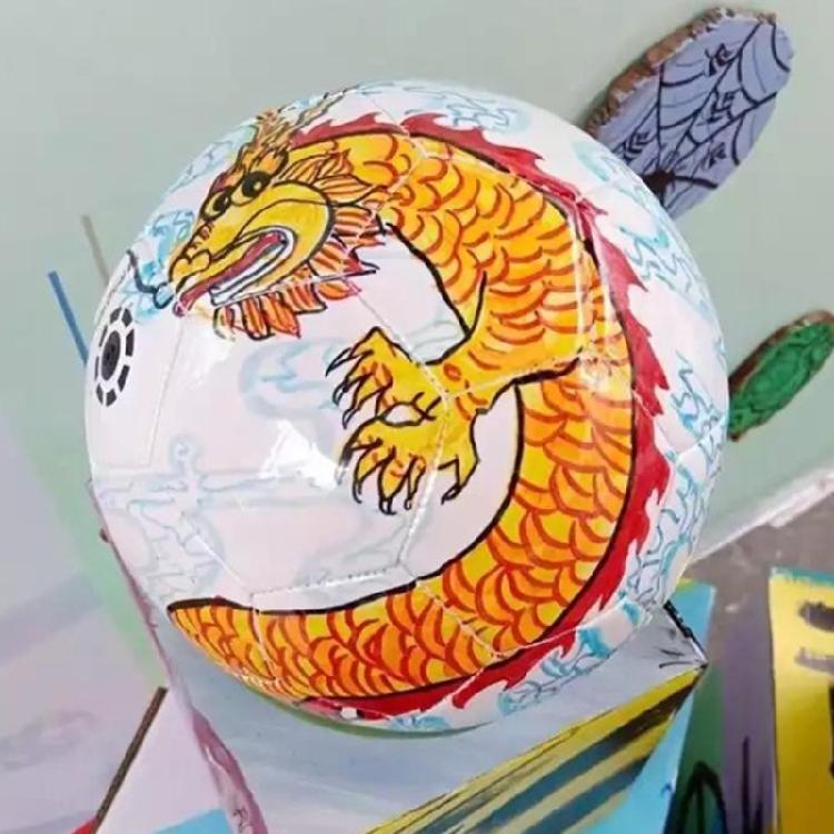 Doodles Football White Football Crafts Painting White Football Drawing Soccer Drawing Soccer Unpainted Football Model