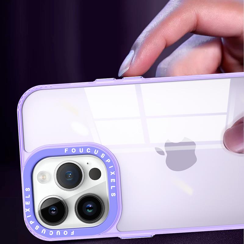 Чехол для iPhone 14 Pro Max, двухцветный ТПУ чехол для телефона, прозрачная задняя панель против царапин