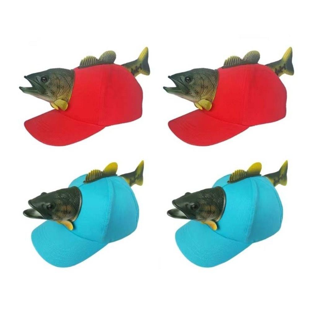 Parent Child Fishing Cap Adjustable Party Fish Hat Creative Fish Baseball Hat Outdoor Sports