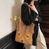 Sunflower Casual Crochet One-Shoulder Beach Bag 2025