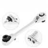 Mini Treble 1/4 Ratchet Wrench Hex Torque Wrenches Set 2-in-1 Spanner Double Ended Quick Socket Ratchet Wrench