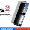 IMAK For Honor X50 GT 5G Screen Protectors Anti-peep 3D Curved Screen Film