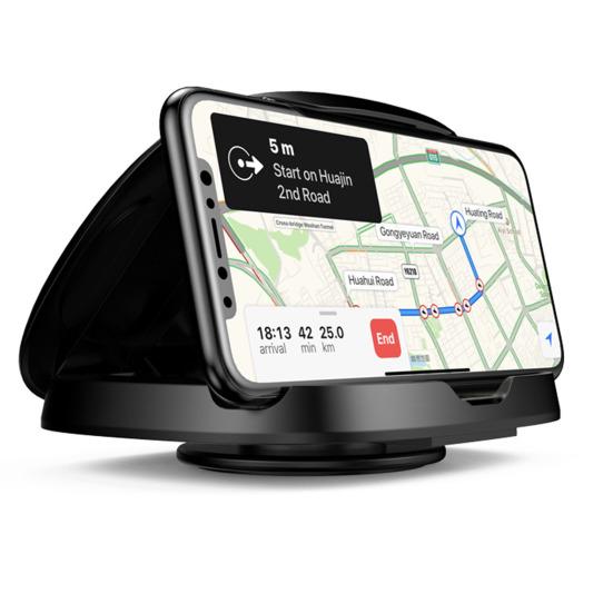 Автомобильное крепление для телефона, вращение на 360 градусов, держатель приборной панели для смартфонов, моющийся многоразовый кронштейн с