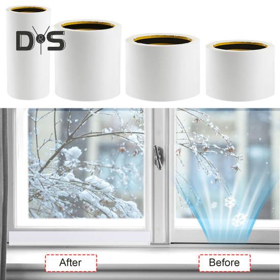 1 рулон 300/500 см оконной герметизирующей ленты самоклеящаяся зимняя ветрозащитная водонепроницаемая изоляционная лента для окон и дверей дома и офиса