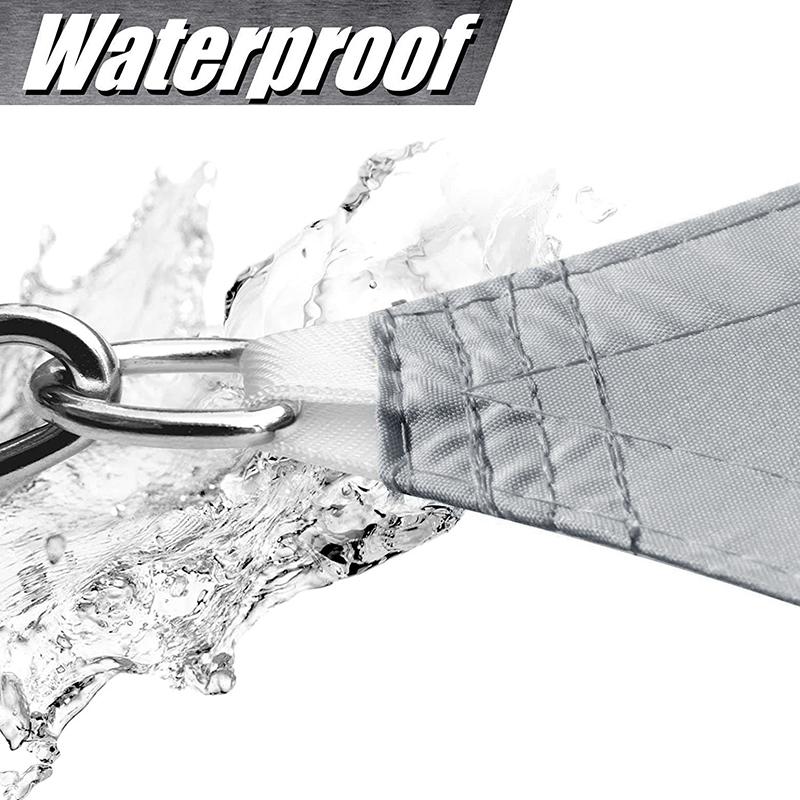 Водонепроницаемый тент-парус для сада, патио, укрытие от солнца, защита от ультрафиолета, уличный тент для кемпинга, тент для затенения бассейна, утолщенный тент