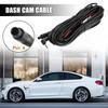 uxcell Car Recorder Cable Dash Cam Rearview Mirror Backup Camera Reverse Extension Cord Male