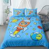 Space Rocket Duvet Cover Set King Queen Double Full Twin Single Size Bed Linen Set