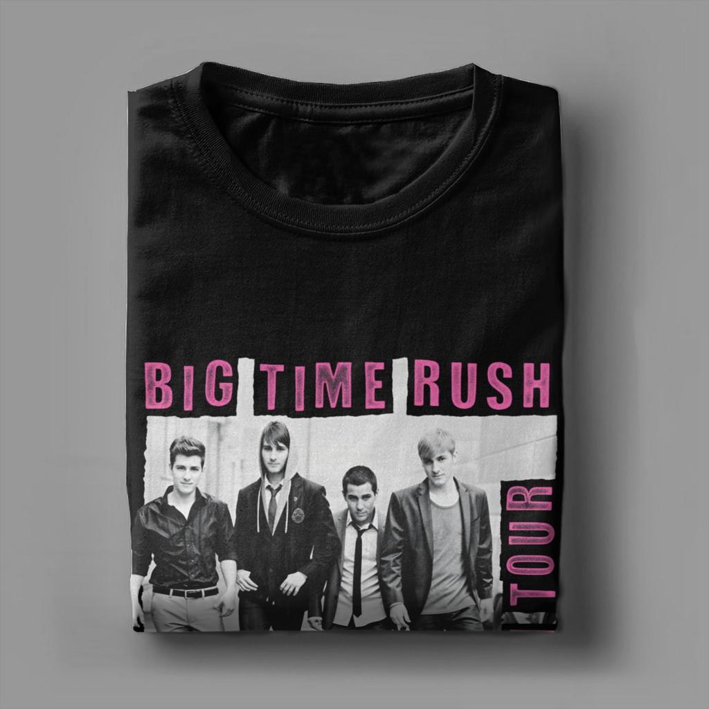 Men Women Printed Big Time Rush Tour 2025 T Shirt Tee 100 Cotton Tshirts Clothing