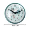 Clock Art Minimalist Battery Powered Mini Sucker Shower Clocks Home Decor Wall Watch Wall Clock