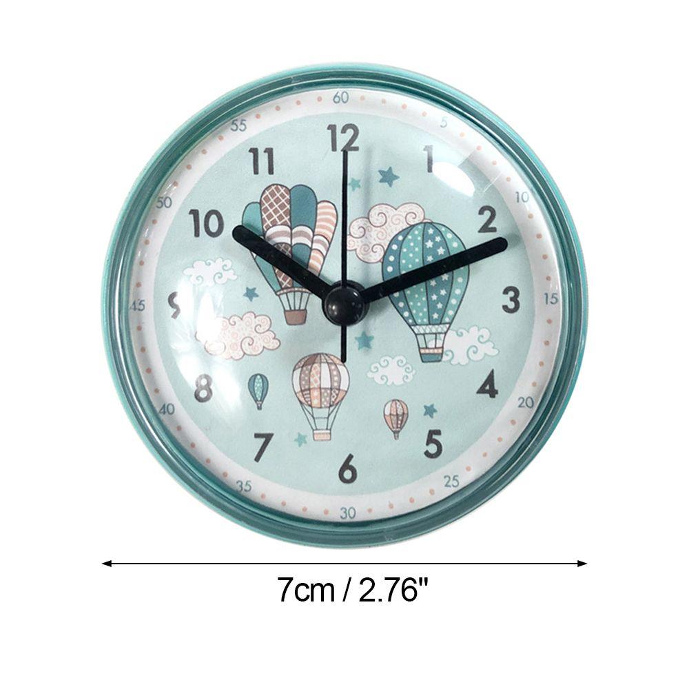 Clock Art Minimalist Battery Powered Mini Sucker Shower Clocks Home Decor Wall Watch Wall Clock