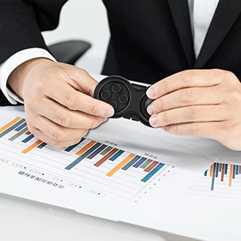Черная панель Fidget Игрушки Игра Классический Контроллер с 8 Функциями Сенсорные Игрушки Снимает Стресс Тревогу Игрушка для Декомпрессии Juguetes