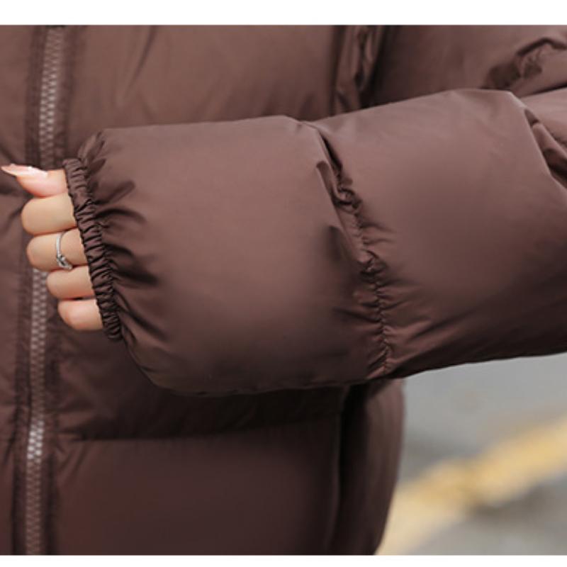 Женское пальто Bread, короткий фасон, утолщенный воротник-стойка, легкое и плотное пальто, маленькая студенческая куртка с хлопковой подкладкой