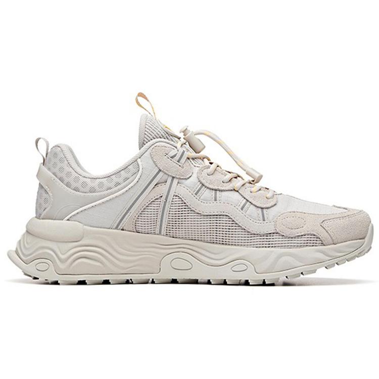 Anta Comfortable Cushioning Slip Resistant Low top Running Shoes Men's Gray 912035580-1