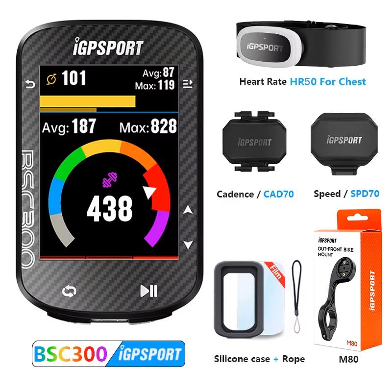 IGPSPORT Bsc300 GPS Велосипедный Компьютер Беспроводной Спидометр GPS Навигация ANT Датчик Каденса IPX7 Водонепроницаемый Велосипед