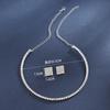 Light Luxury Multi-Row Full Diamond Neck Chain Short Luxury Bridal Necklace Stud Earrings Set Creative Versatile Item Decoration