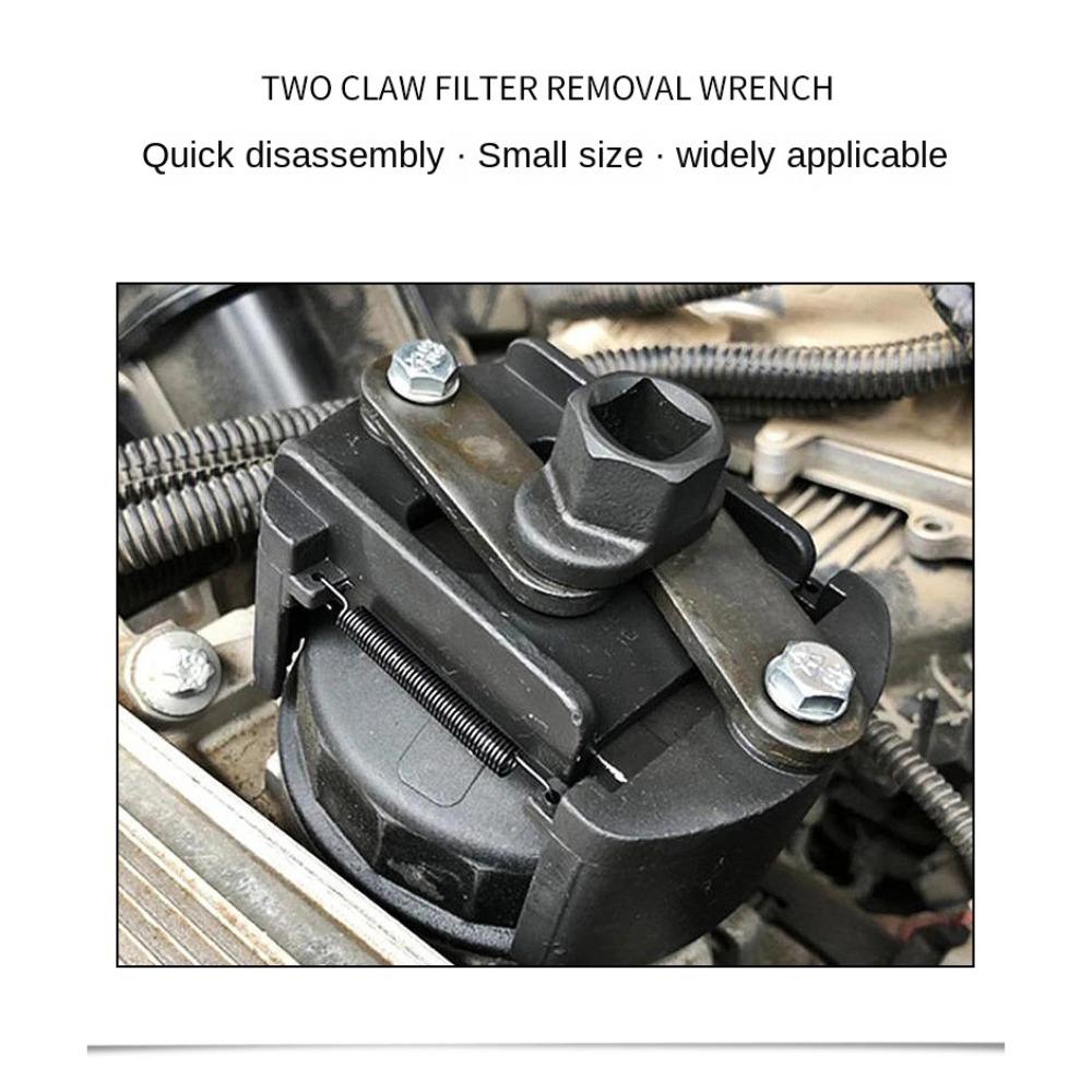 Регулируемый ключ для масляного фильтра 3-1/8 дюйма Съемник для масляного фильтра Инструмент для ремонта Ключ для топливного фильтра