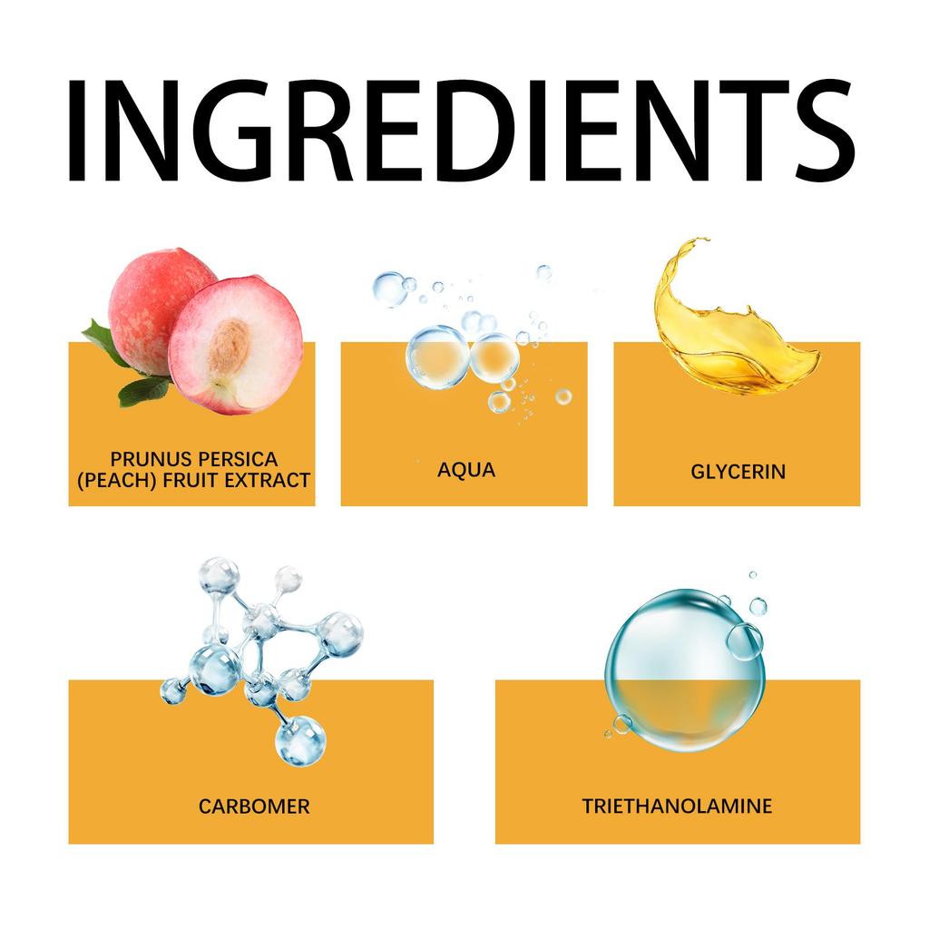 EELHOE Персиковый гель для загара Летний солнечный пляжный загар Красота для глубокого увлажнения кожи